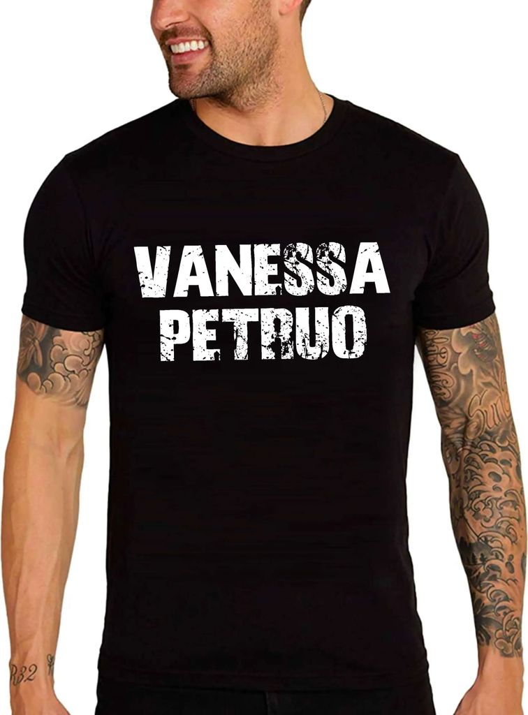 Herren Grafik T-Shirt Vanessa Petruo Öko-Verantwortlich Vintage Jahrgang Kurzarm Lustige Druck Geburtstag Geschenk Mann
