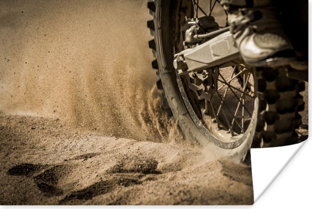 MuchoWow Poster Strecke - Motor - Motocross 60x40 cm - Schlafzimmerdekoration