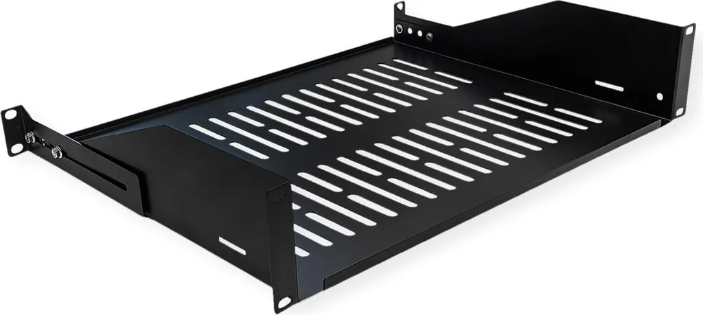 VALUE Supporto 19" 2U P:350mm Nero | Soluzione Rack Professionale - 1