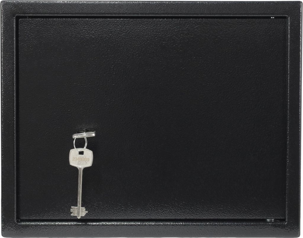 Möbeltresor Safe Tresor Geldschrank Wandtresor Wandsafe Schlüssel Wertsachen XL - S4 schwarz