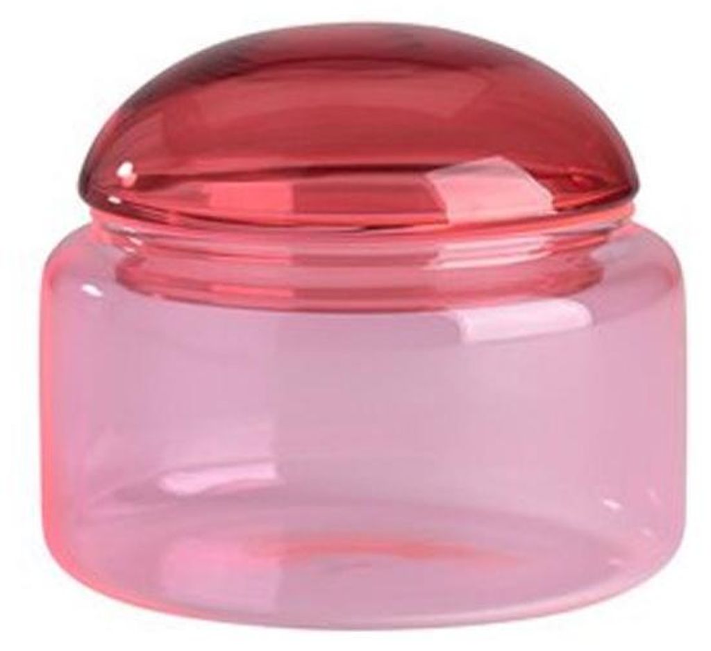 Gift Company Dose mit Deckel Voile Glas Rot Rosa Produktbild 