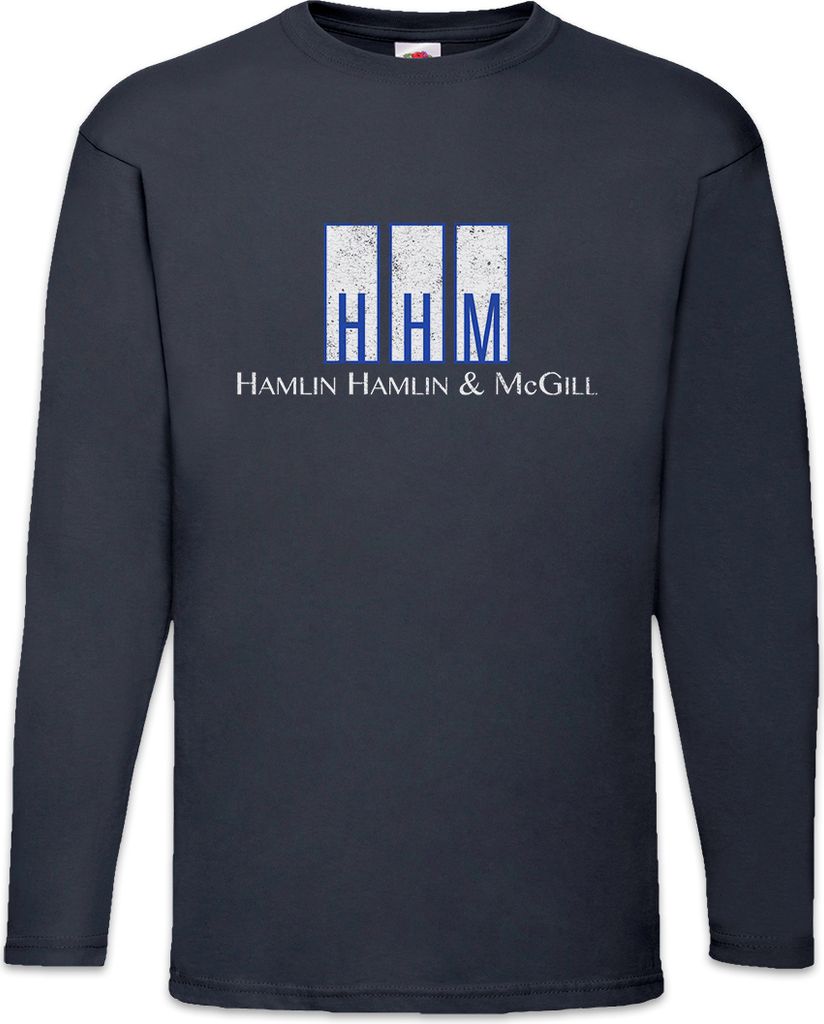 Urban Backwoods Hamlin Hamlin & Mcgill, Langarm T-Shirt, Farbe: Navy, Größe: 2XL