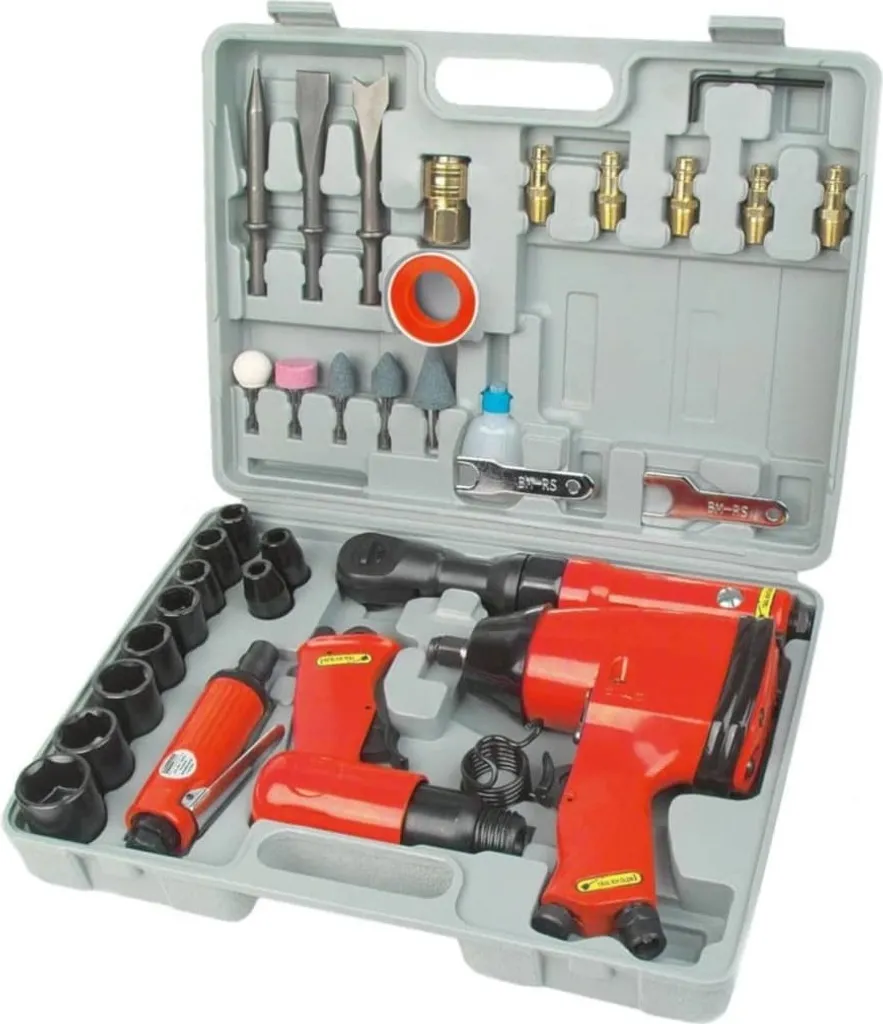 Coffret complet outils à air comprimé 33 pièces BRÜDER MANNESMANN 1/2"