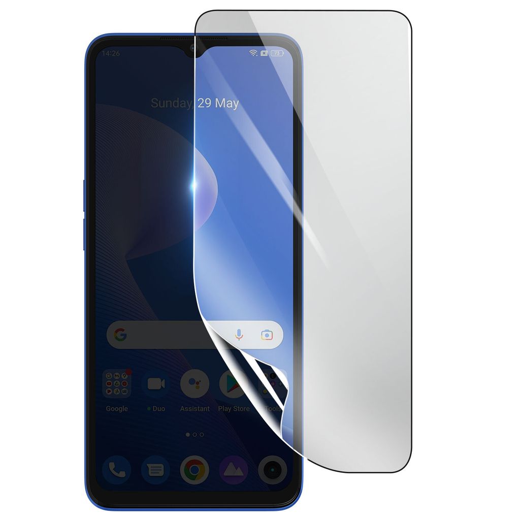 3mk, Stoß- und kratzfester Hydrogel Bildschirmschutz für Realme Narzo 50 5G, Transparent