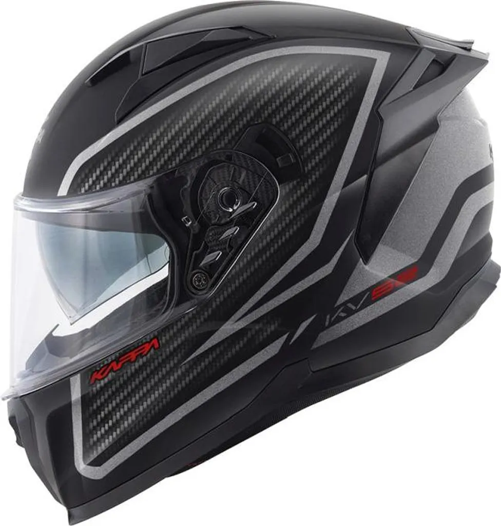 Casque intégral Kappa KV52 Kronos noir titane taille 56 S ECE 2206