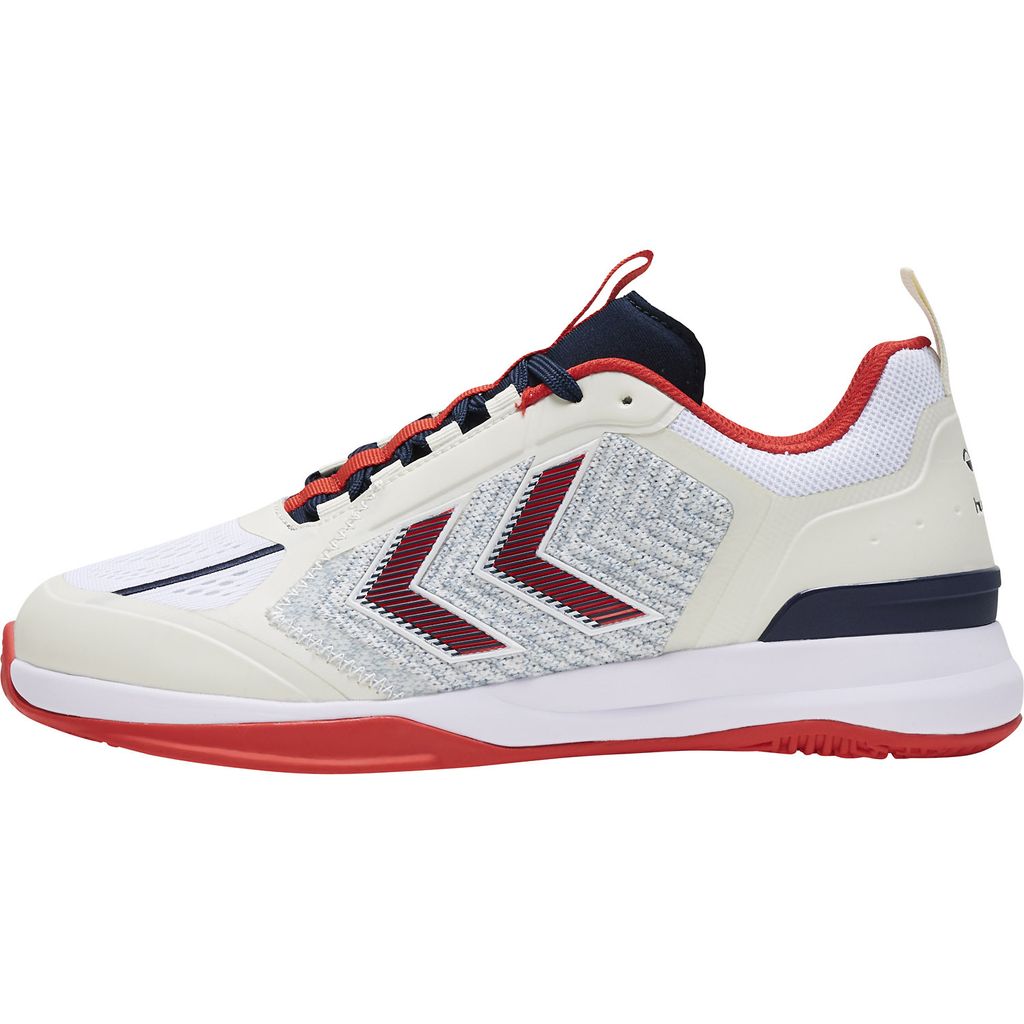 Hummel DAGAZ Handballschuhe Herren weiß rot navy Gr 44