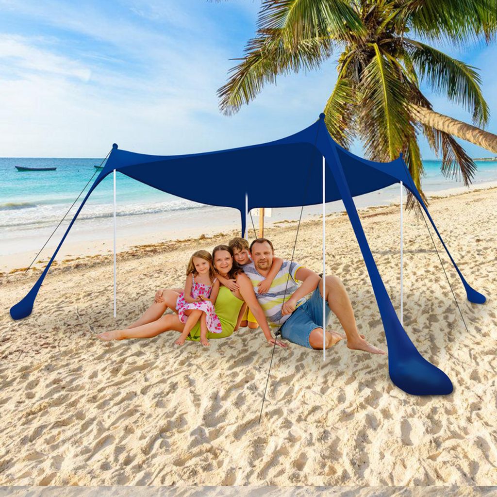Fiqops Event Pavillon Shelter Party Stabilität Vorzelt Strandmuschel Robustes 3x3x2m
