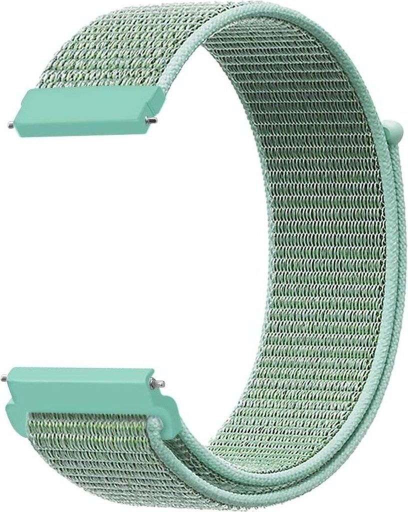 Smartwatch Armband Armbänder 20 / 22 mm für Samsung Galaxy LG Watch Honor Garmin, Farbe:Blau Meer, Stegbreite:20 mm