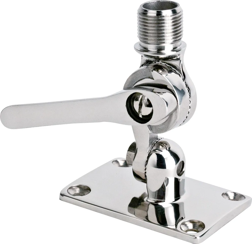 Fixation d'antenne PA-3 pour bateau et camping-car modulable
