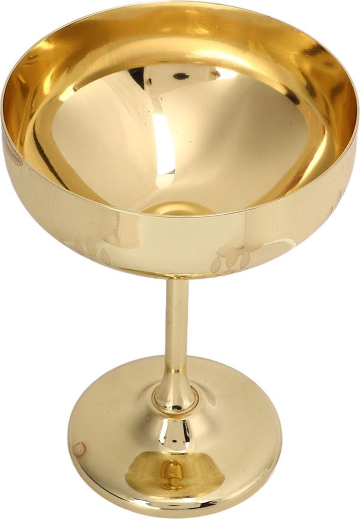 Metall Champagner Glas 304 Edelstahl Kelch Graviert Bar Party Rotwein Tasse Dekorative Tassen Weizen Ohr Cup Vergoldung