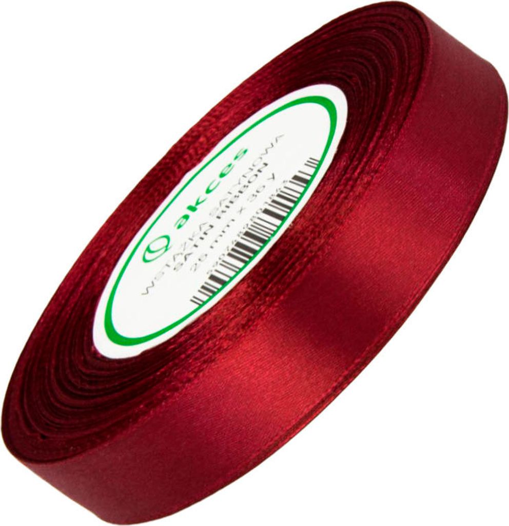 Satinband 25 mm - Rot - 32 Meter