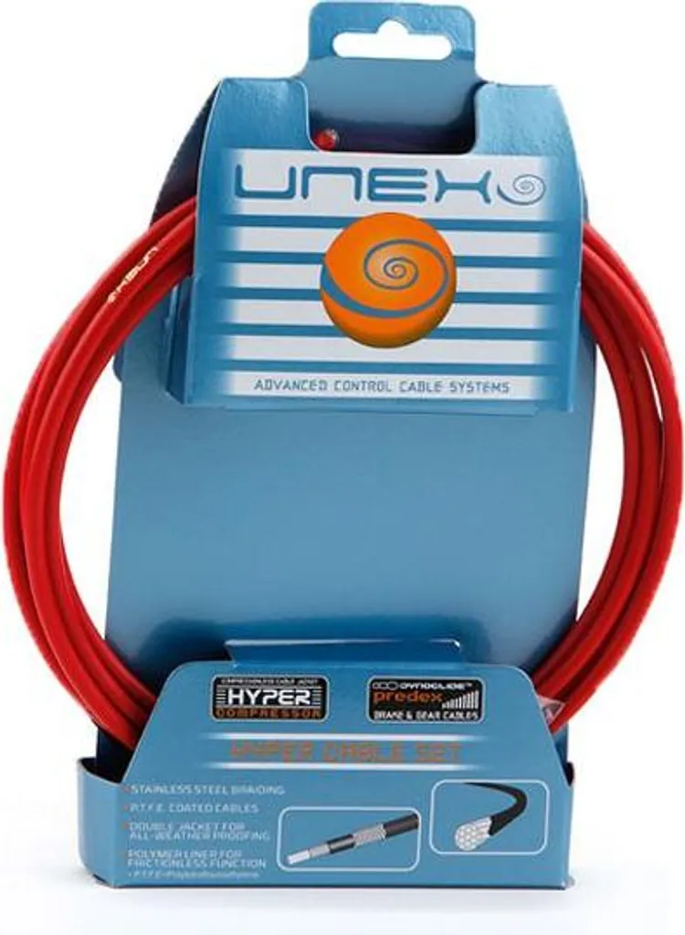Supprimez la Friction de Freinage : Kit Unex Hyper Rouge Gaine et Câble