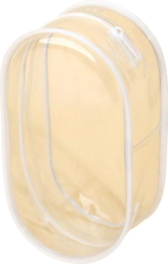 Set Beauty Case Professionale 3pz Bianco - PVC Crystal Clear INF