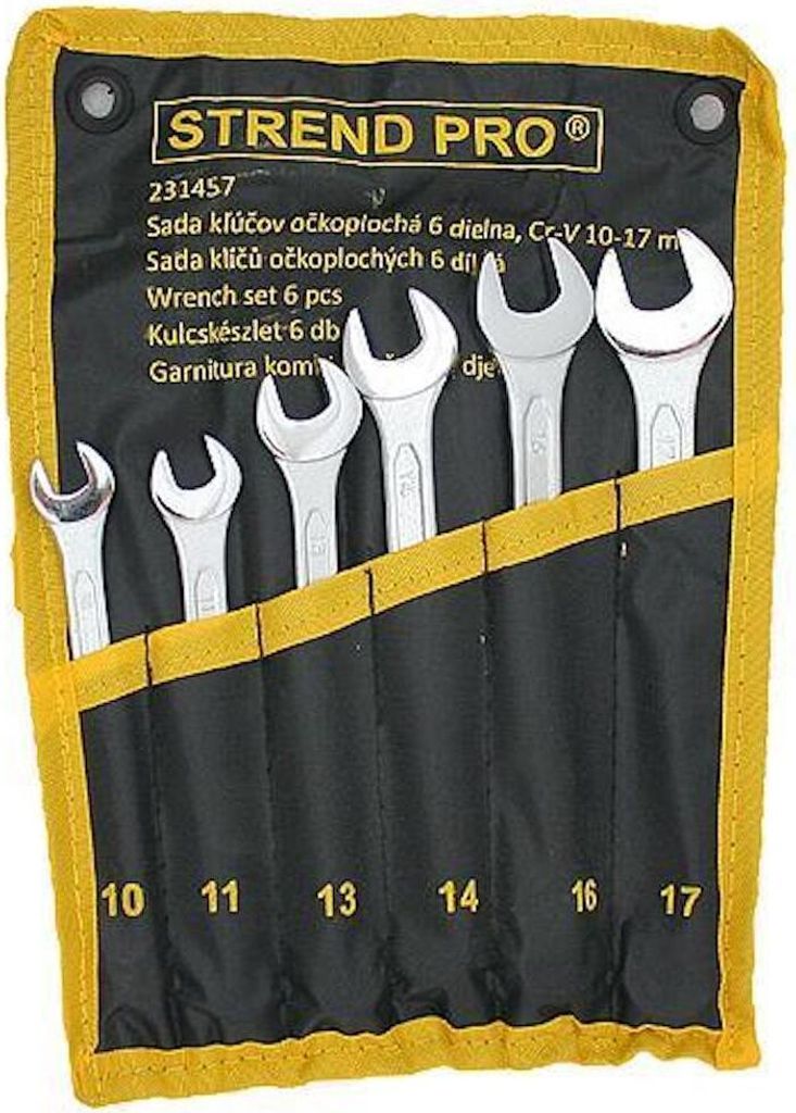 PROREGAL Schlüsselsatz Set 6 PCs, 6 - 22mm, DIN 3113a
