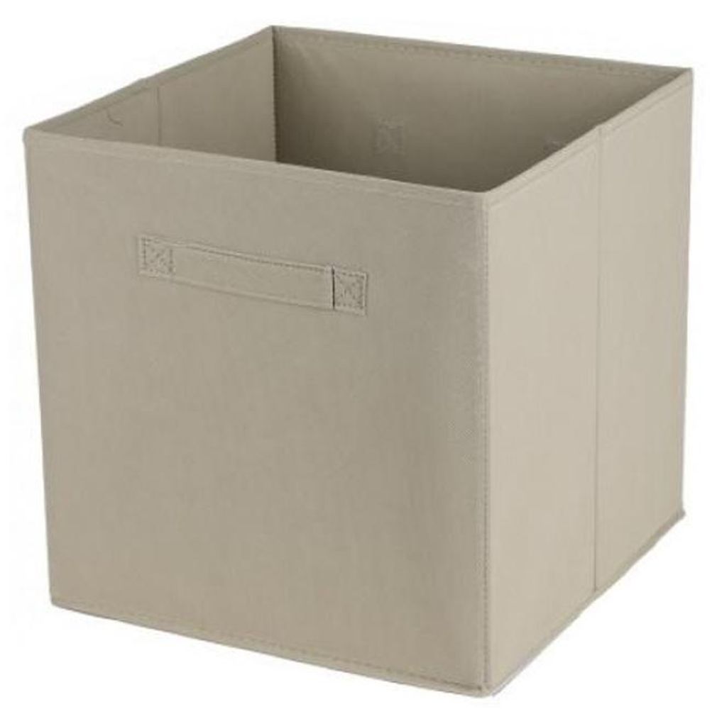 Aufbewahrungsbox Textil, beige 31x31x31cm Produktbild 