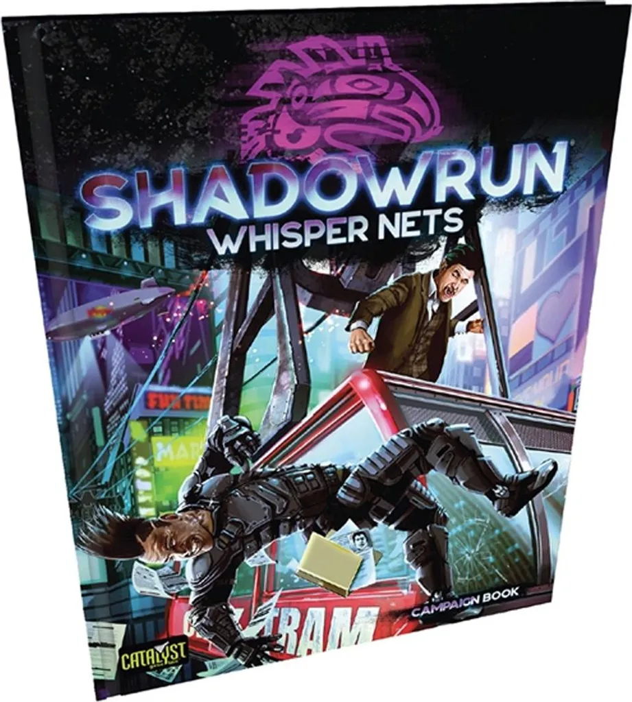 Livre de Jeu de Rôle Shadowrun Whisper Nets - Supplément de Campagne Anglais