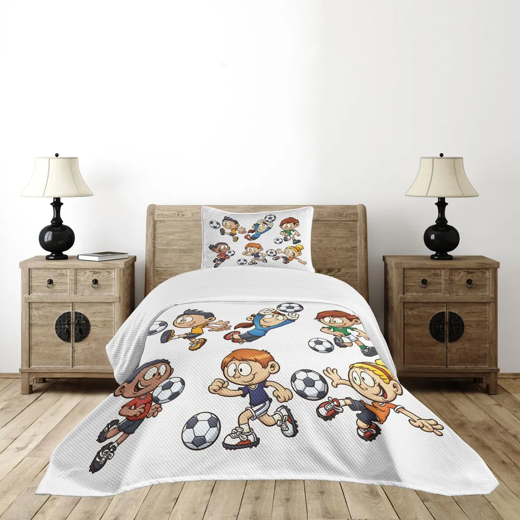 Set di biancheria da letto da basket, 3 pezzi, per letto
