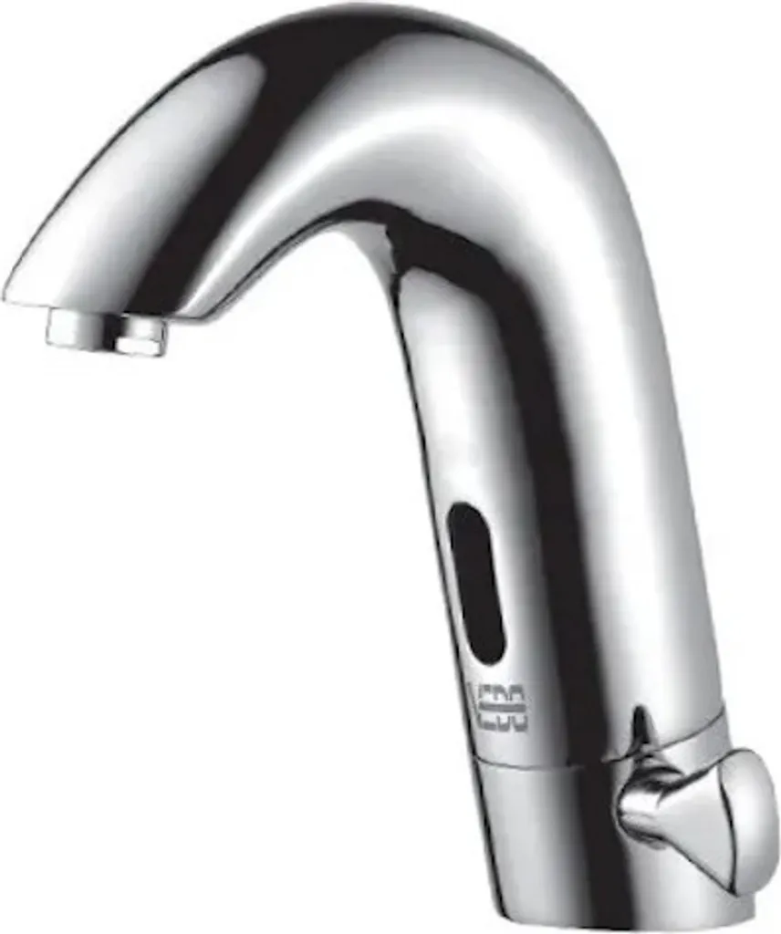 Mitigeur lavabo chrome à détection automatique et économiseur d'eau