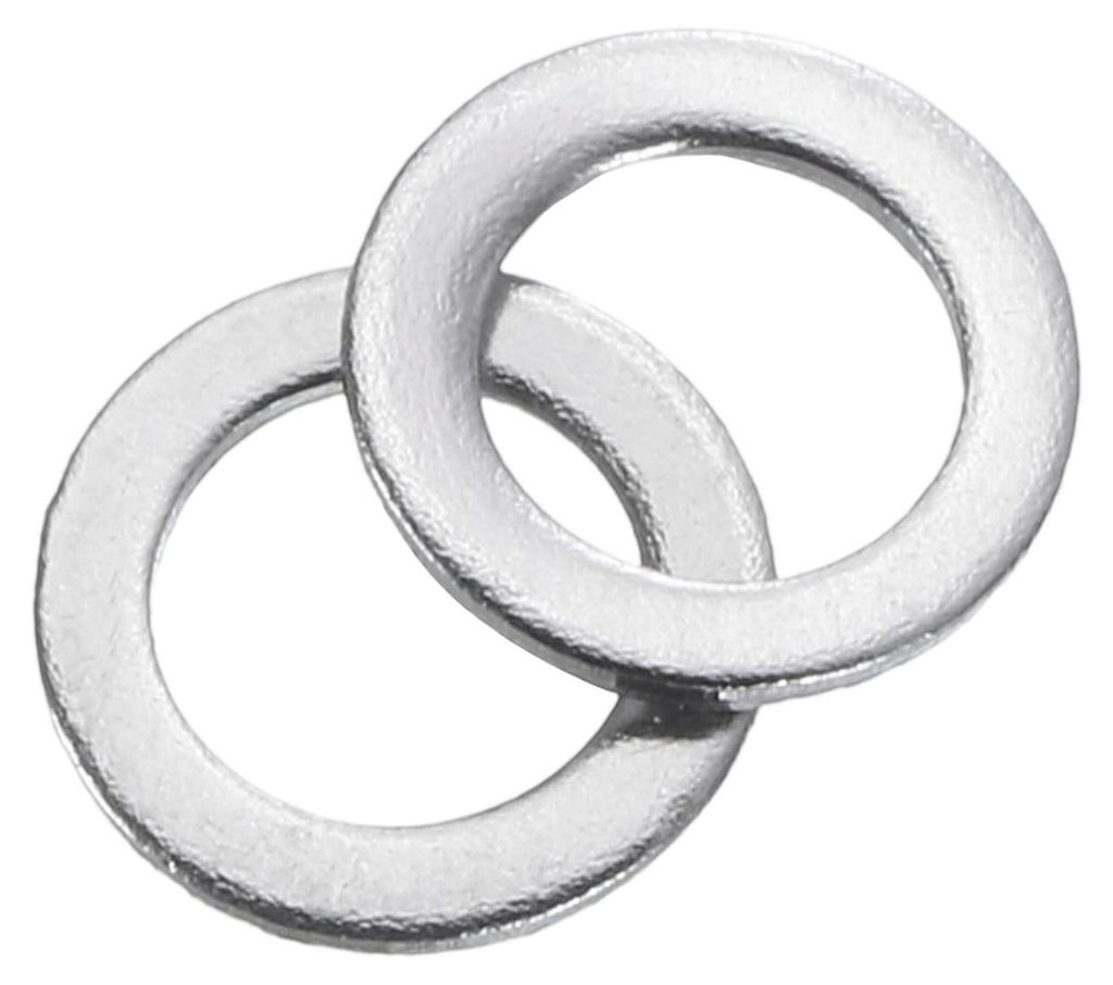 80 runde Dichtungsringe M3 x 5 x 0,3 mm, Edelstahl-Dichtungsringe, silberfarbenes Ringset, flache Dichtungsringe für Schrauben, Muttern und Gewind...
