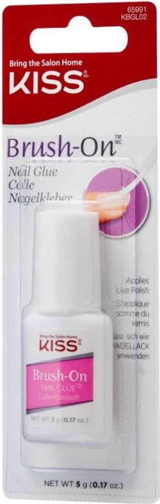 KISS Nagelkleber mit Pinsel, 5 g