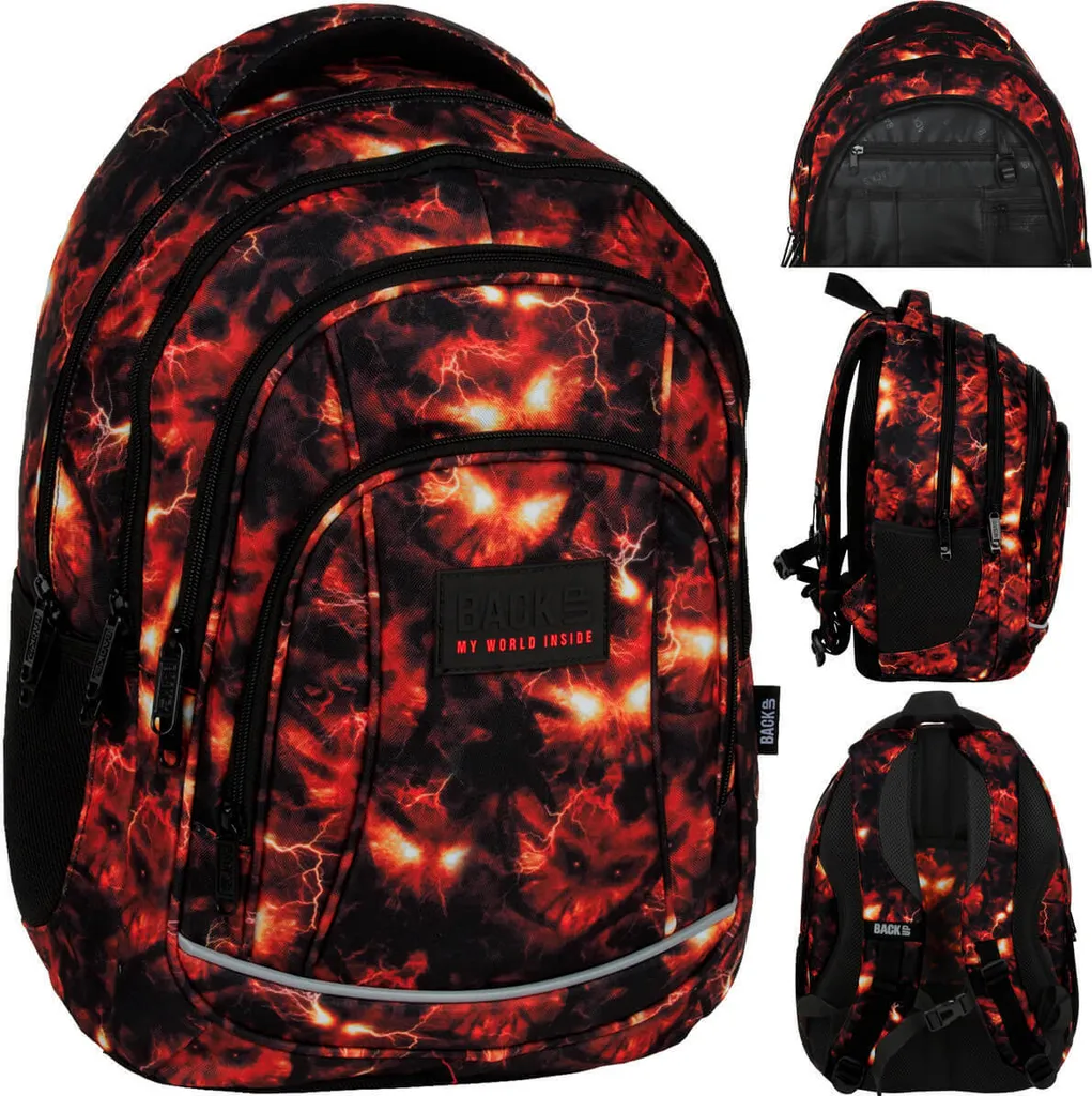 Sac à dos Vecna Stranger Things BackUp pour ado noir grand format - 2