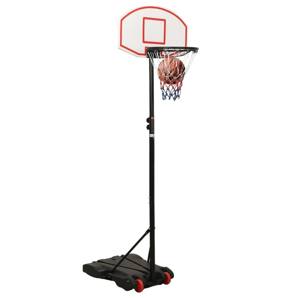 Panier de basket pour jardin blanc 216-250 cm idéal pour les enfants