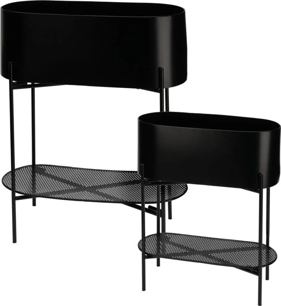 Support pour pot de fleurs PROGARDEN set de 2 pièces KO-HZ1953310 métal