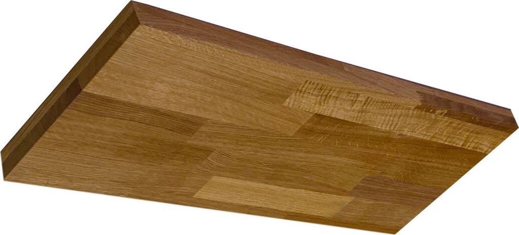 dekoratives Deckensegel Holz Asteiche geölt 300 mm x 700 mm