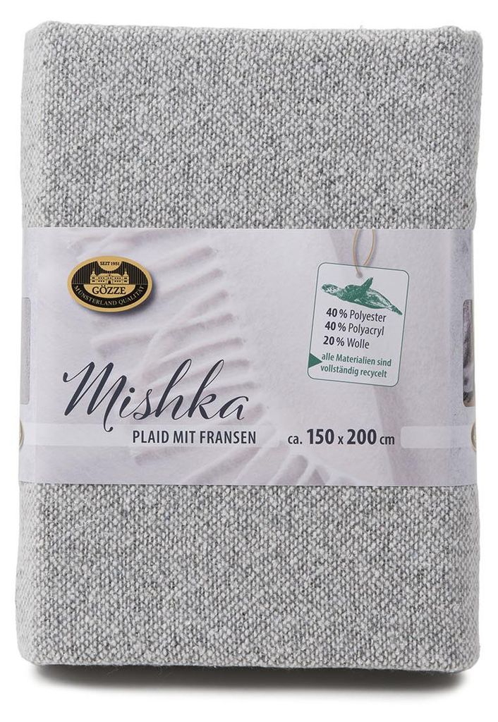 Gözze Fransendecke Mishka Uni, aus vollständig recycelten Produktbild 
