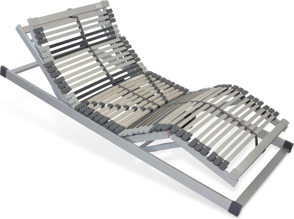 Elektrischer Lattenrost 100x200 - Nimbo 44 EKFV - 44 Leisten - Fertig montiert - 7-Zonen - Lattenrahmen - Elektrisch Verstellbar