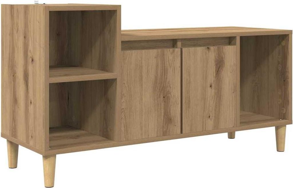 vidaXL TV-Schränk Artisan-Eiche 100 x 35 x 55 cm Holzwerkstoff