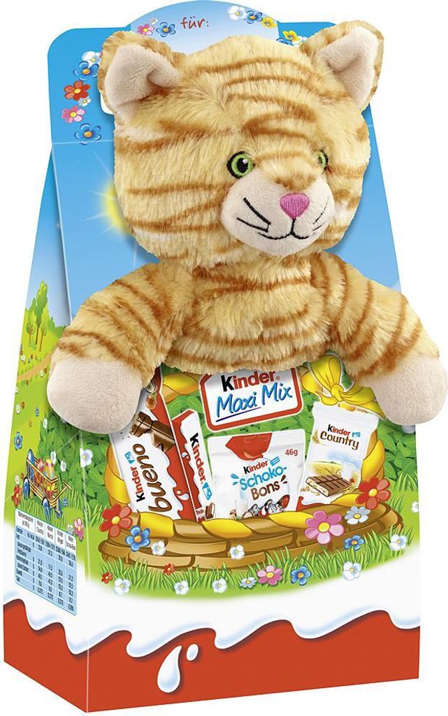 Kinder Maxi Mix beste Milchschokolade und süßes Plüschtier Produktbild 15