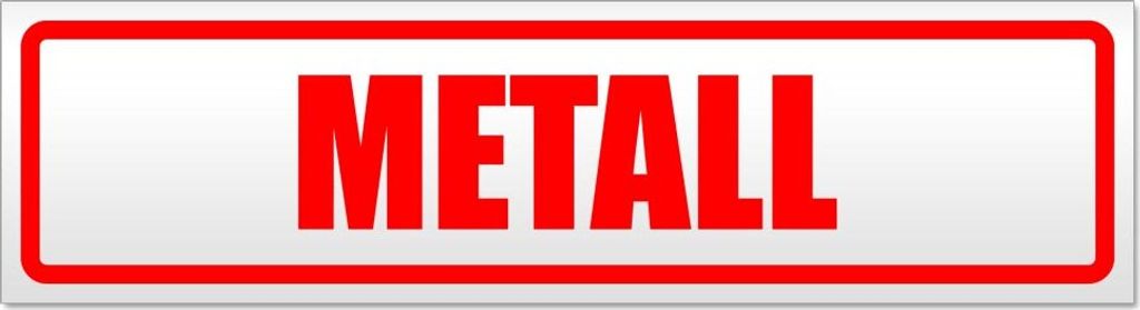 METALL Magnetschild Schild magnetisch