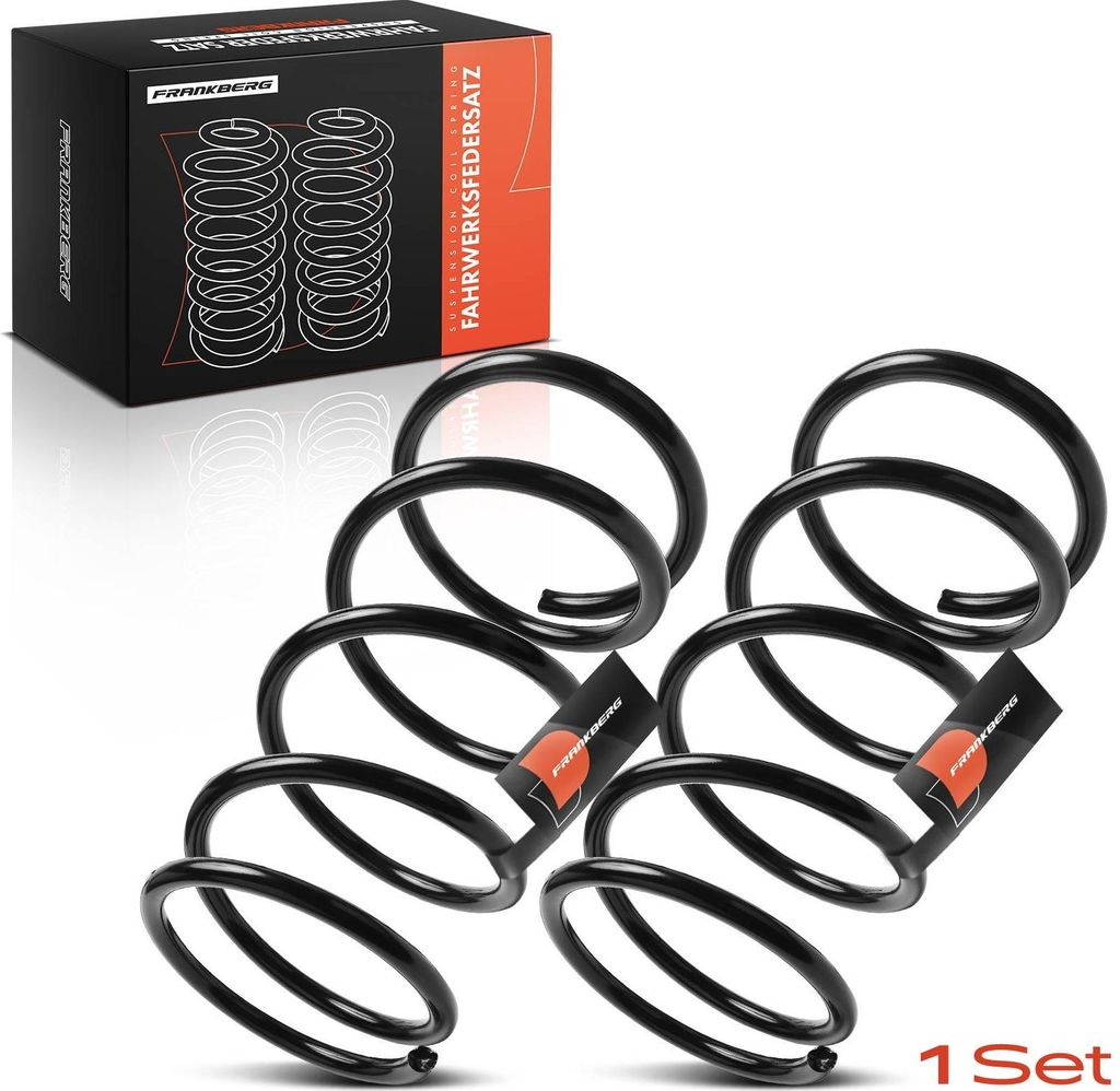 Frankberg 2x Fahrwerksfeder Vorderachse für Hyundai Santa Fé I SM 2.0L 2.4L 2.7L 2001-2006