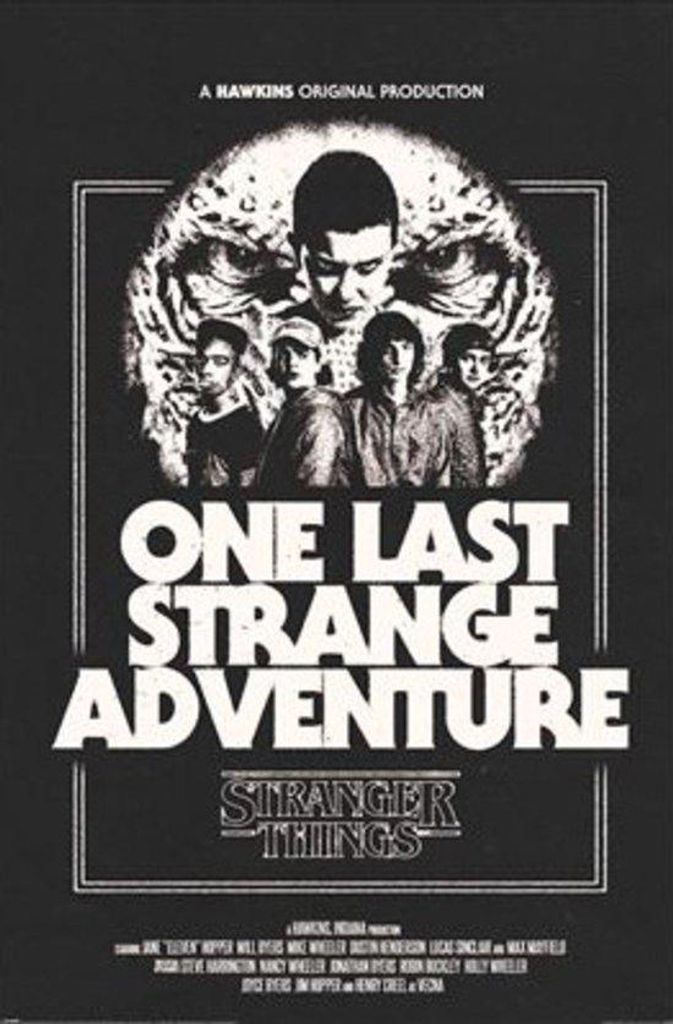 Stranger Things Poster  One Last Adventure multicolor Produktbild 