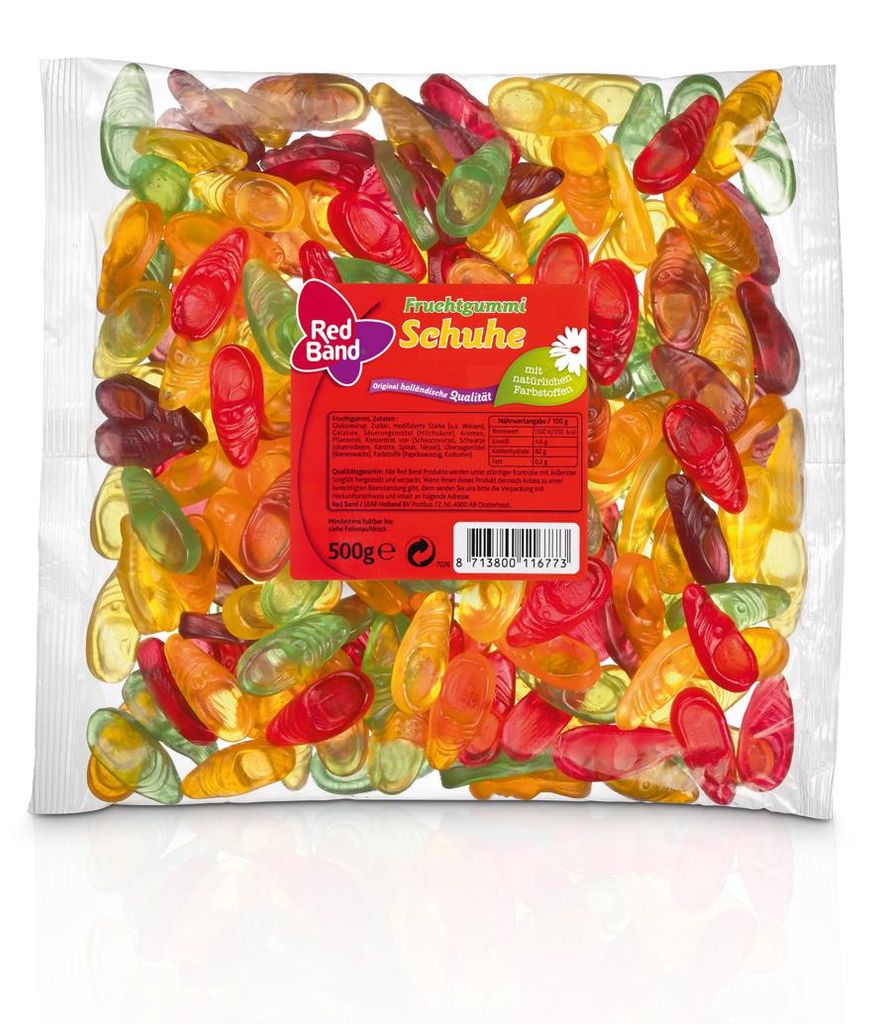 Red Band ovocné žvýkačky ovocné sladké 5 různých 500g Obrázek produktu 