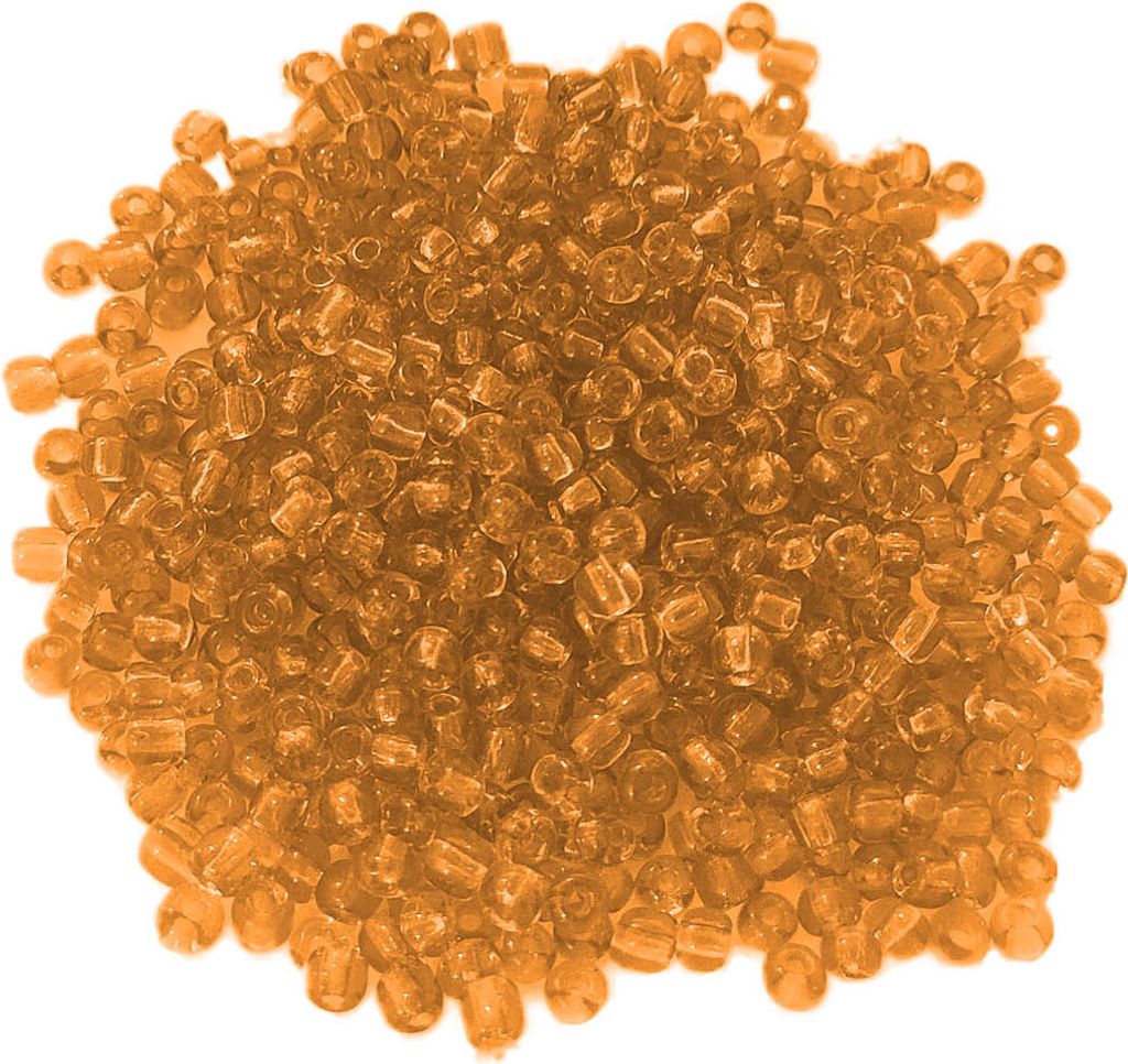 Glasperlen - Typ 'Rocailles' - 400 Stück - 4 mm - Orange