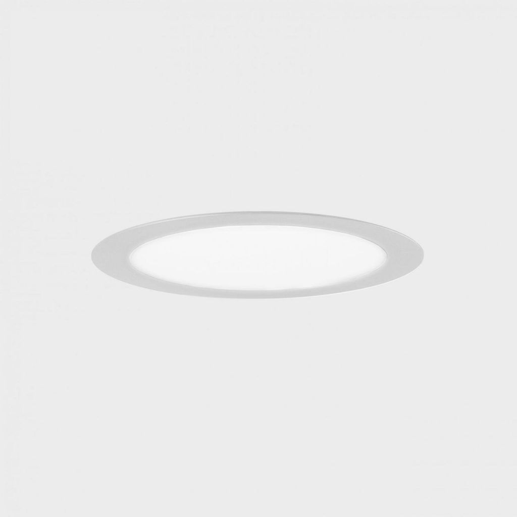 KOHL LIGHTING DISC Einbauleuchte mit Rahmendurchmesser 300 mm, weiß, 24 W, CRI 80, 3000 K, 1,10 V