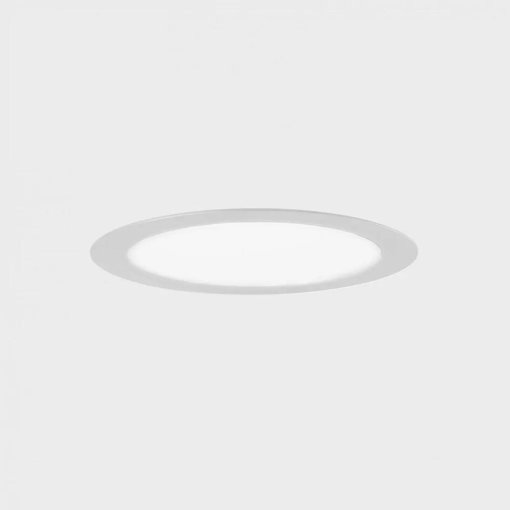 Dalle LED DISC 24W Dimmable PUSH 300mm Blanche 4000K Haute Qualité