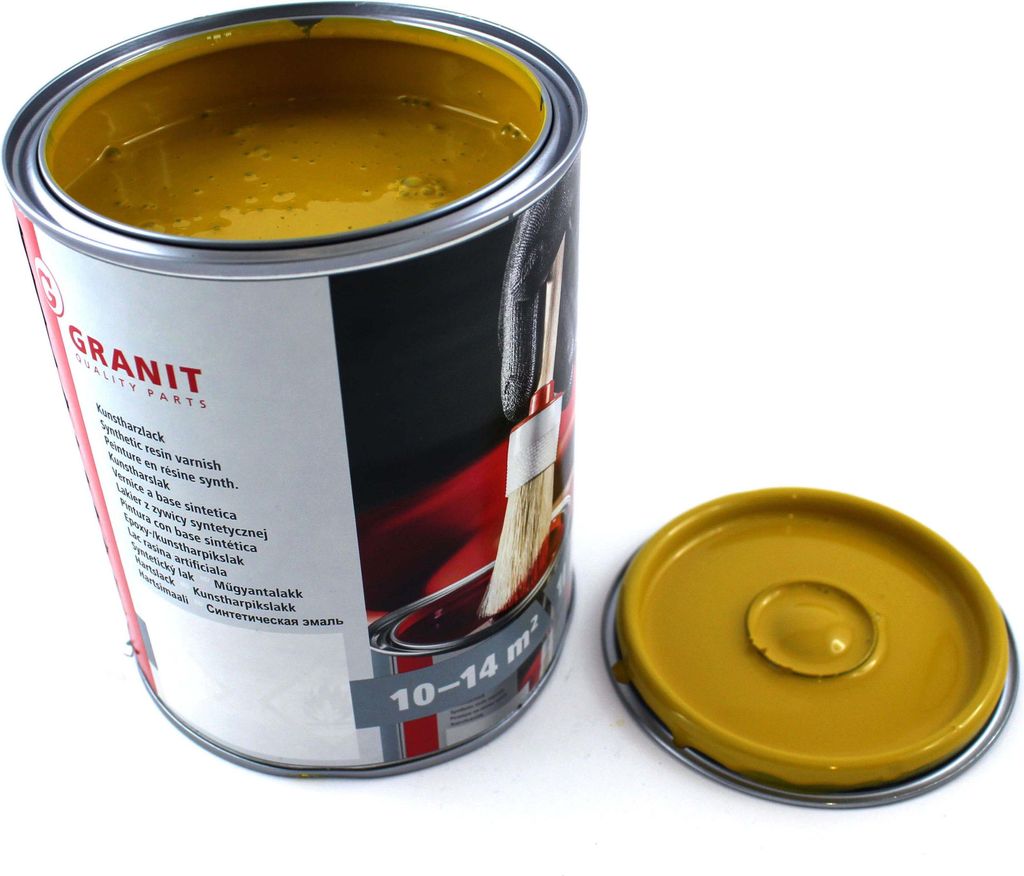 Komatsu Gelblack RAL 1132 NOPOLUX WICKENS GRANIT 1 l Dose Immagine del prodotto 