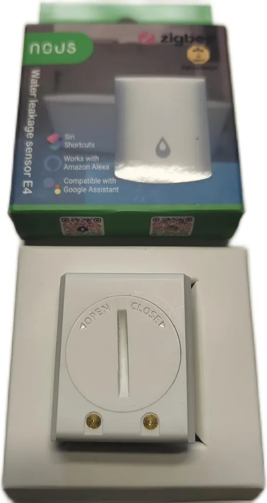 Nous E4 Zigbee Capteur de fuite d'eau intelligent haute précision blanc - 5
