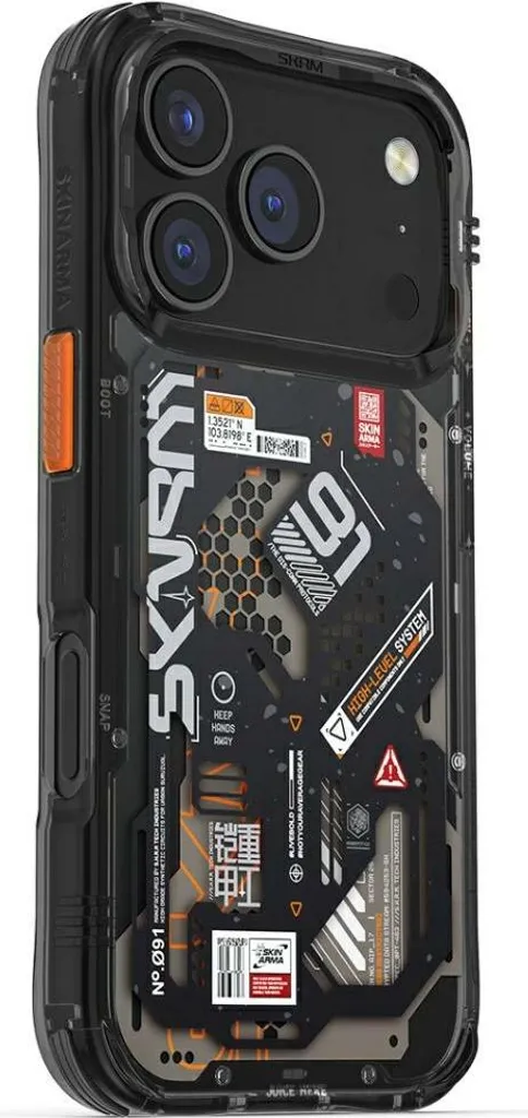 Coque iPhone 17 Pro MagSafe Skinarma Spectra - Étui antichoc noir