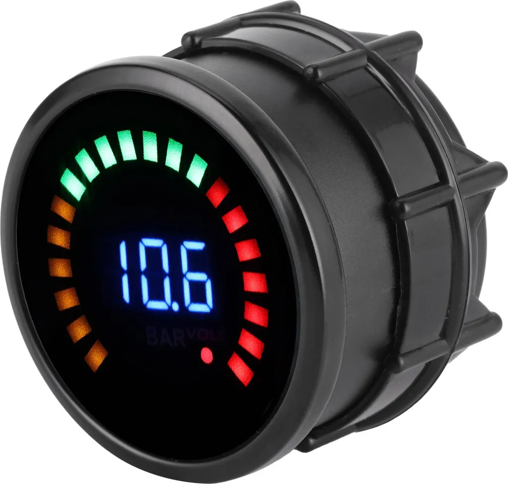 Manomètre Turbo et Voltmètre Digital LED 52mm : Évitez les Pannes 12V