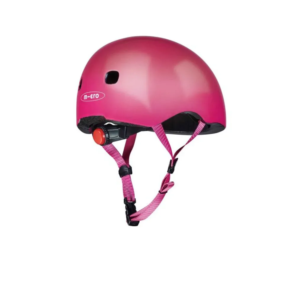 Casque de protection enfant avec LED Micro Raspberry S ajustable 48-53