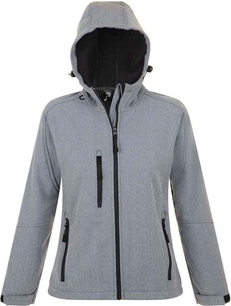 SOLS - "Replay" Softshelljacke für Damen LT2065 (L) (Grau meliert)