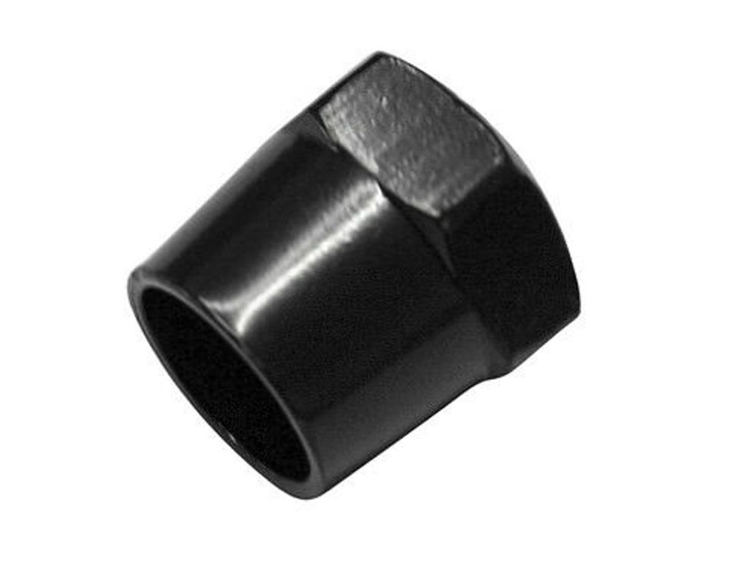 - Kein Hersteller - Spiegelmutter 17 mm, schwarz, M10 x 1.25 RH