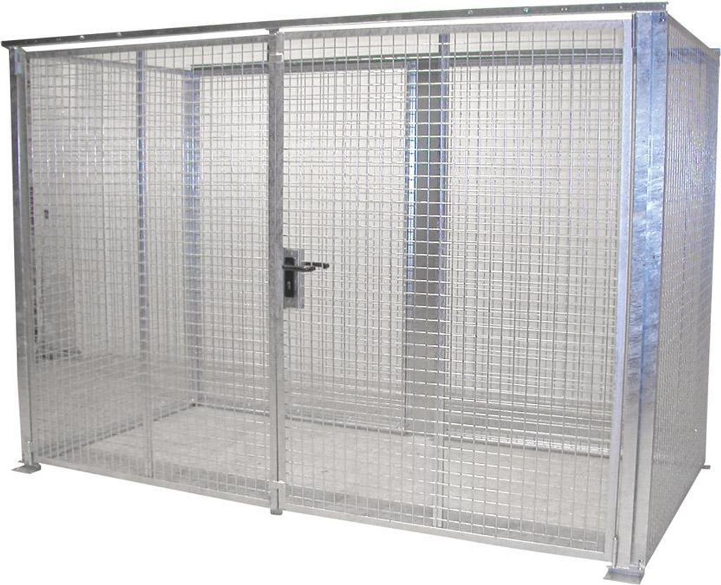 Bauer GmbH Gasflaschen-Container ohne Dach Gasflaschen-Container, GFC-M4-DF