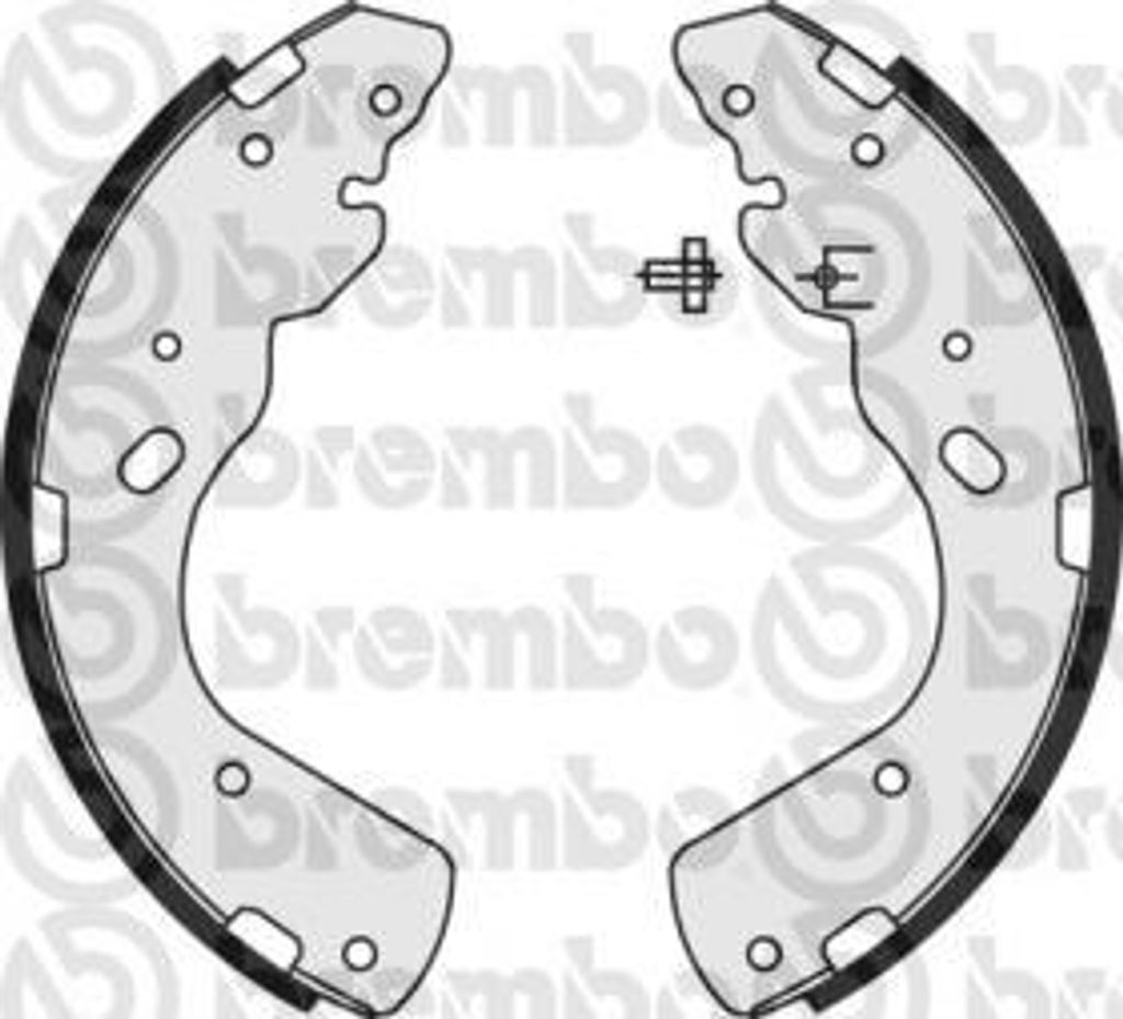 Brembo Bremsbackensatz Hinterachse S 23 576