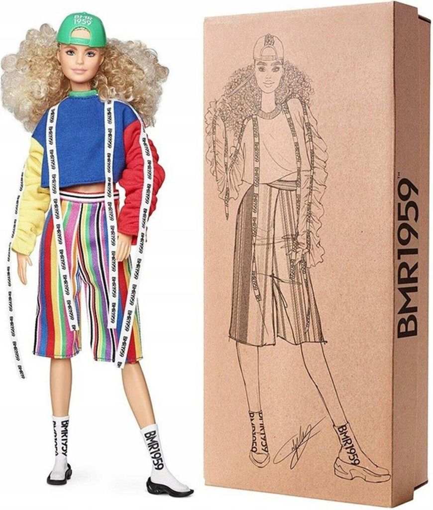 Mattel Barbie v ponožkových teniskách modní deluxe BMR1959 Obrázok produktu 