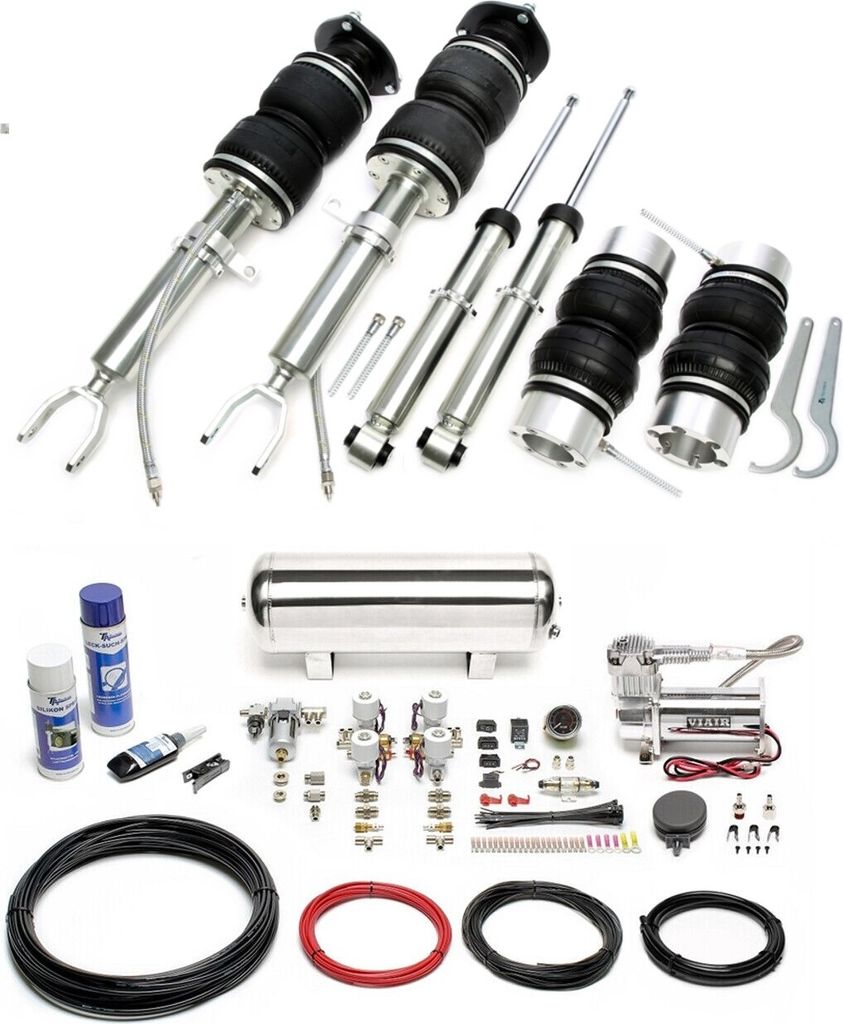 TA Technix Luftfahrwerk Viair Kompressor Kit silber für Alfa Romeo Giulia 952